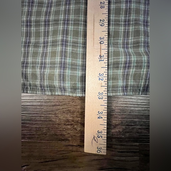 Polo Ralph Lauren Green Button Down Cotton McMeel Shirt L Vintage A25 - Picture 9 of 9